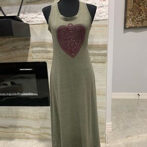 Women’s Alternative Paris Sleeveless Razor Back Long‎ Summer Dress. Size XS